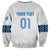 Custom Guatemala Football Sweatshirt La Azul y Blanco Come On