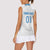 Custom Guatemala Football Women Sleeveless Polo Shirt La Azul y Blanco Come On