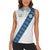 Custom Guatemala Football Women Sleeveless Polo Shirt La Azul y Blanco Come On