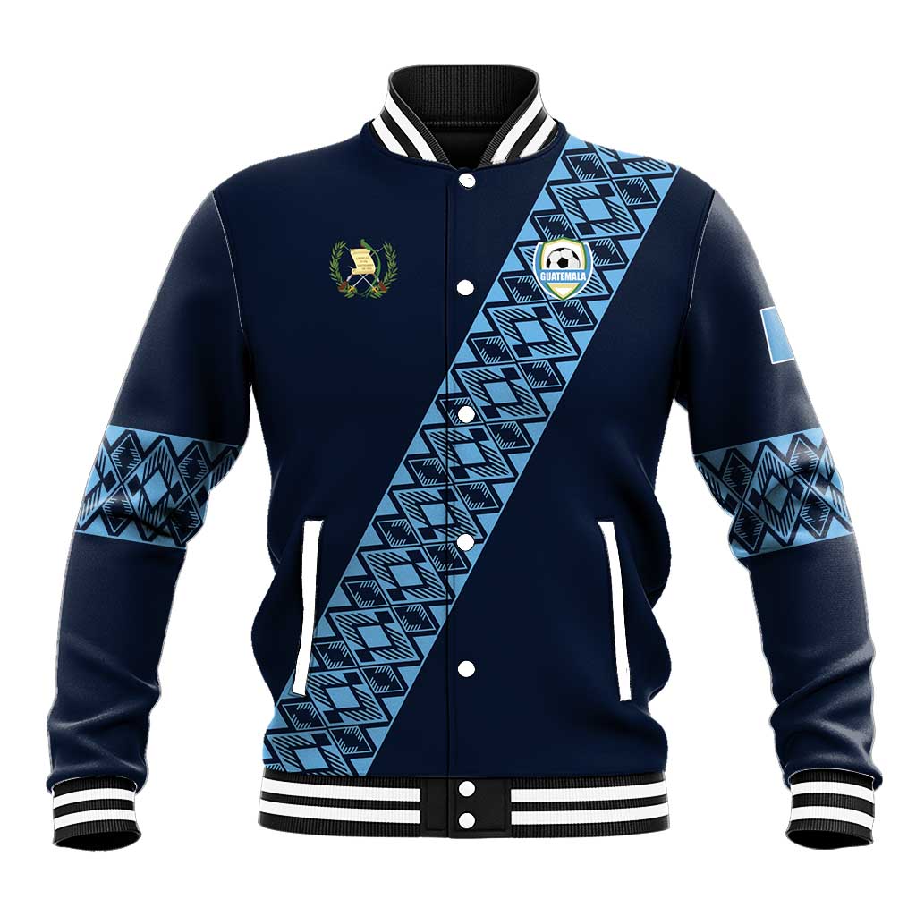 Custom Guatemala Football Baseball Jacket Vamos Los Chapines