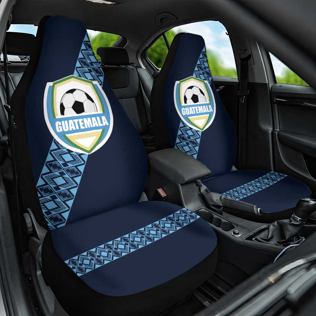 Guatemala Football Car Seat Cover Vamos Los Chapines