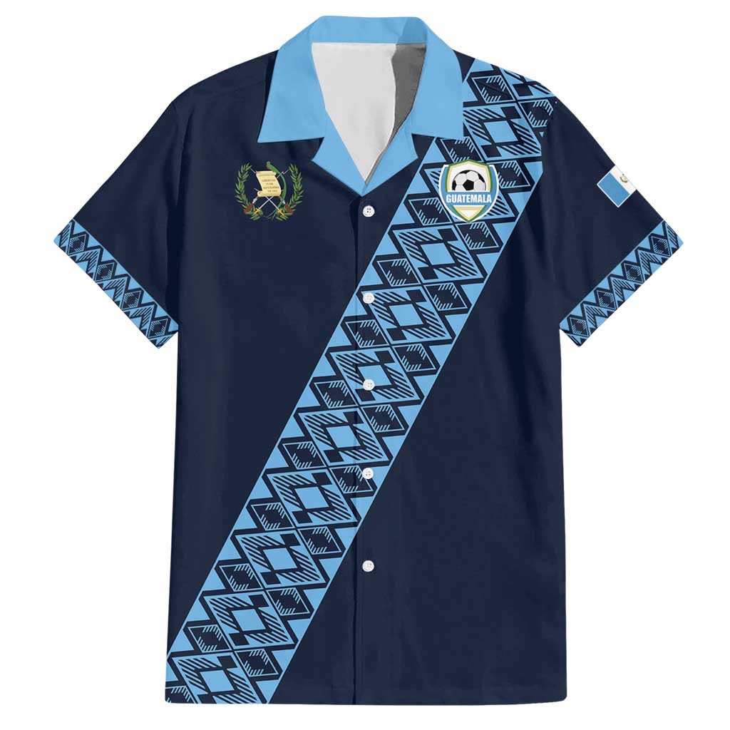 Custom Guatemala Football Hawaiian Shirt Vamos Los Chapines