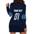 Custom Guatemala Football Hoodie Dress Vamos Los Chapines