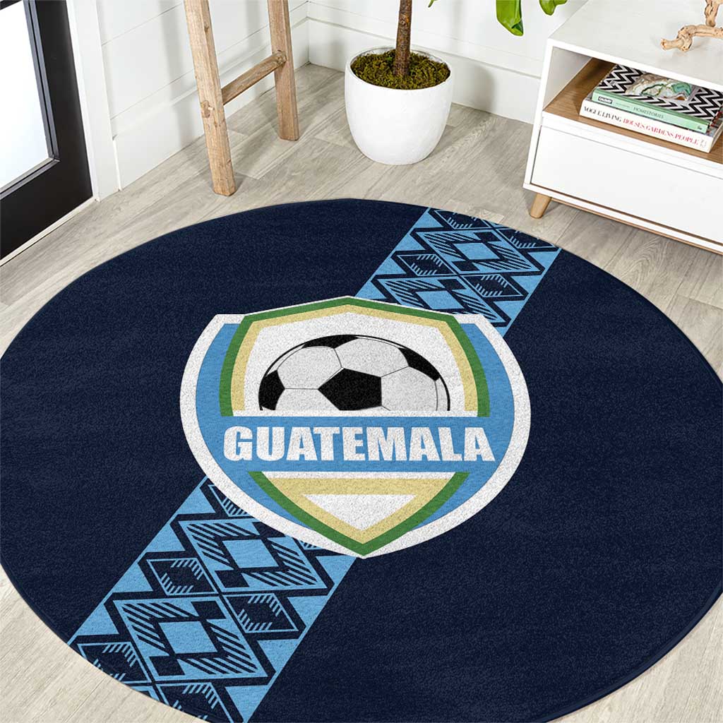 Guatemala Football Round Carpet Vamos Los Chapines