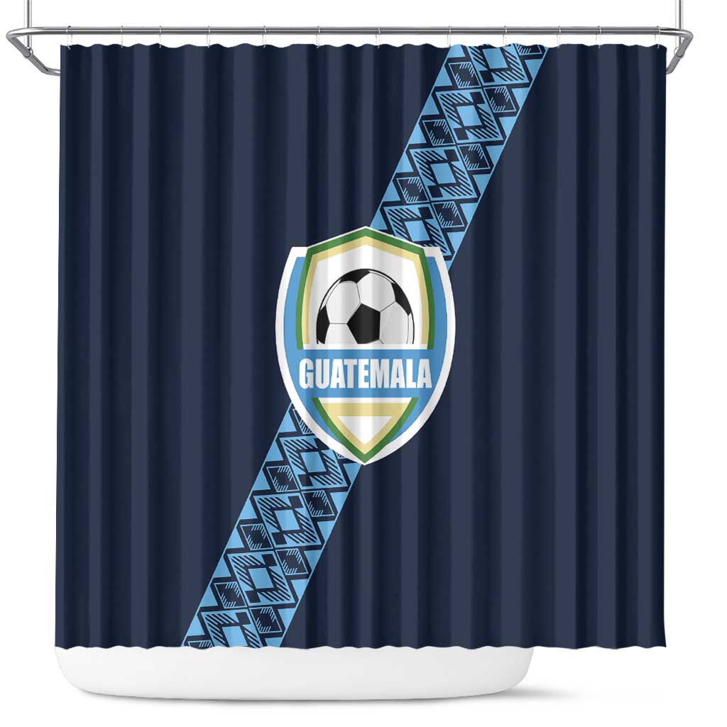 Guatemala Football Shower Curtain Vamos Los Chapines