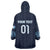 Custom Guatemala Football Wearable Blanket Hoodie Vamos Los Chapines