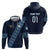 Custom Guatemala Football Zip Hoodie Vamos Los Chapines