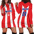 Custom Puerto Rico Football Hoodie Dress Go The Blue Hurricane