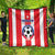 Puerto Rico Football Quilt Go The Blue Hurricane