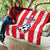 Puerto Rico Football Quilt Go The Blue Hurricane