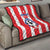 Puerto Rico Football Quilt Go The Blue Hurricane