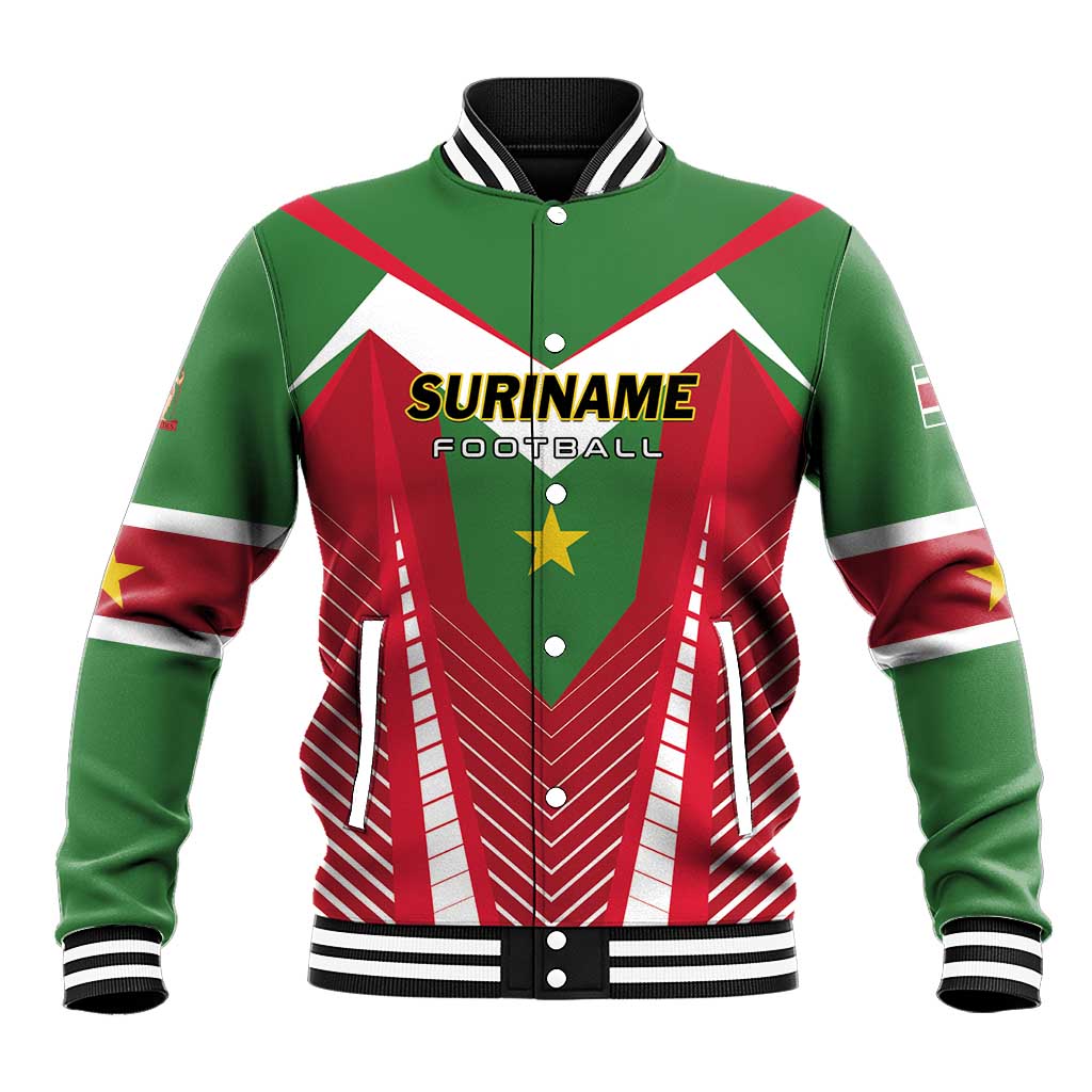 Custom Suriname Football Baseball Jacket Go Sranankondre Fubal Pluga