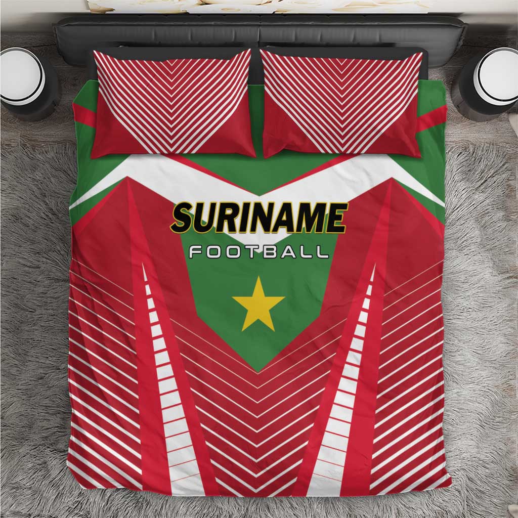 Suriname Football Bedding Set Go Sranankondre Fubal Pluga