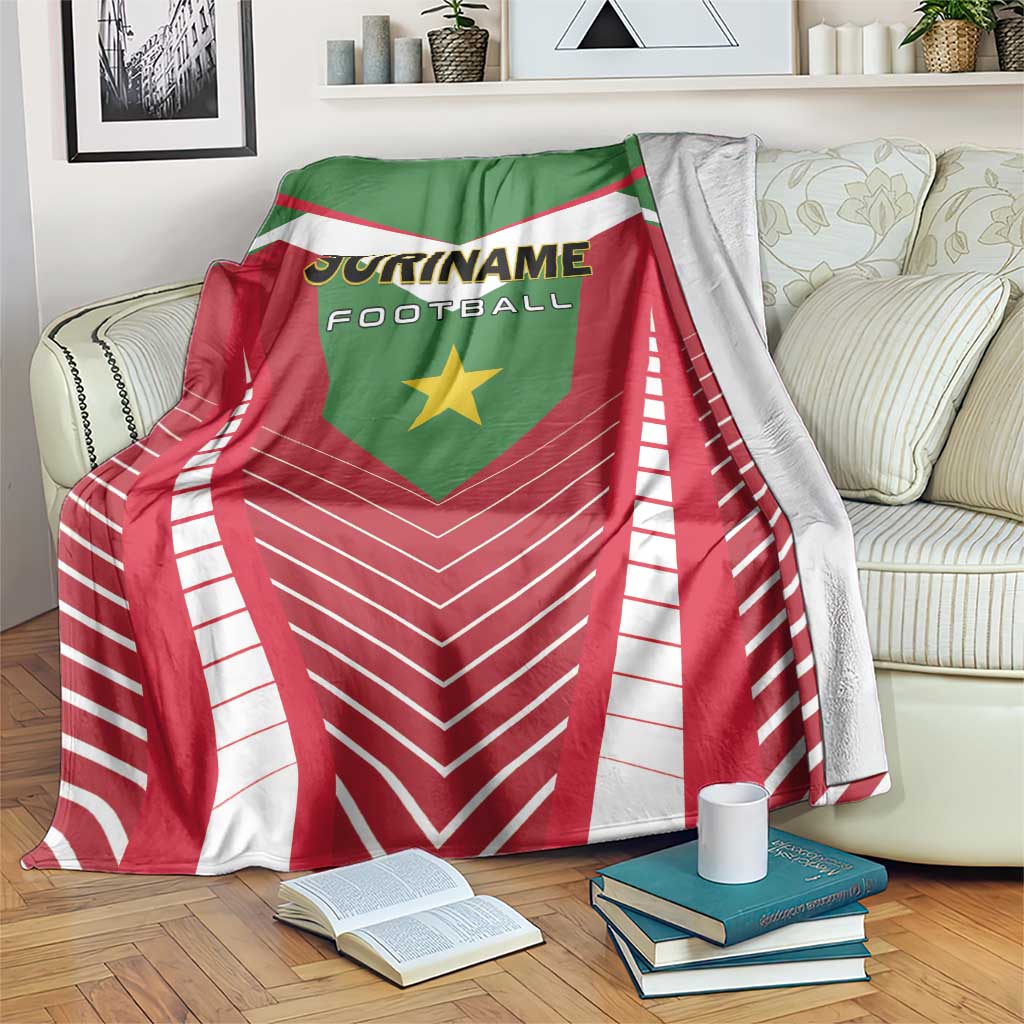 Suriname Football Blanket Go Sranankondre Fubal Pluga