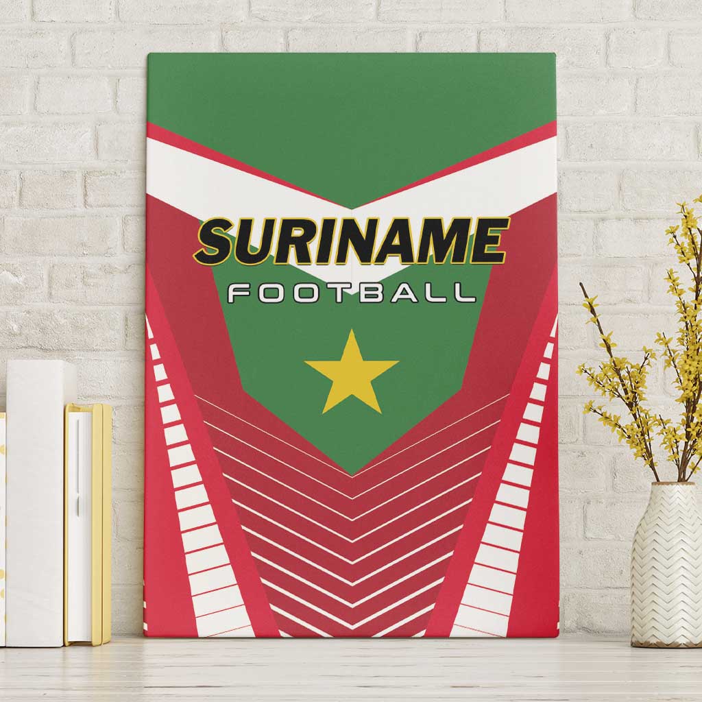 Suriname Football Canvas Wall Art Go Sranankondre Fubal Pluga