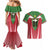 Custom Suriname Football Couples Matching Mermaid Dress and Hawaiian Shirt Go Sranankondre Fubal Pluga