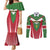 Custom Suriname Football Couples Matching Mermaid Dress and Long Sleeve Button Shirt Go Sranankondre Fubal Pluga