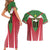 Custom Suriname Football Couples Matching Short Sleeve Bodycon Dress and Hawaiian Shirt Go Sranankondre Fubal Pluga