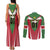 Custom Suriname Football Couples Matching Tank Maxi Dress and Long Sleeve Button Shirt Go Sranankondre Fubal Pluga