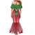 Custom Suriname Football Family Matching Mermaid Dress and Hawaiian Shirt Go Sranankondre Fubal Pluga