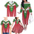 Custom Suriname Football Family Matching Off The Shoulder Long Sleeve Dress and Hawaiian Shirt Go Sranankondre Fubal Pluga