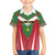 Custom Suriname Football Family Matching Off Shoulder Short Dress and Hawaiian Shirt Go Sranankondre Fubal Pluga