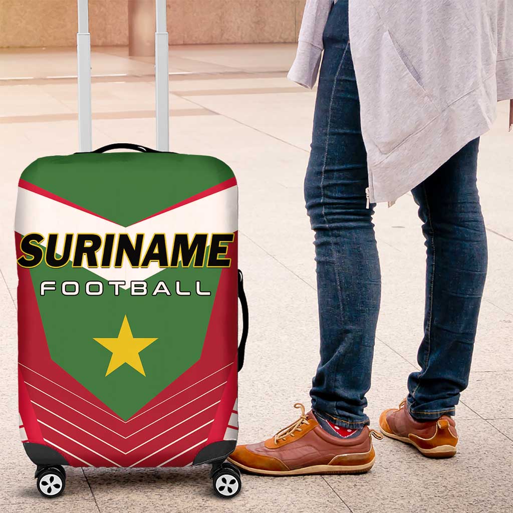 Suriname Football Luggage Cover Go Sranankondre Fubal Pluga