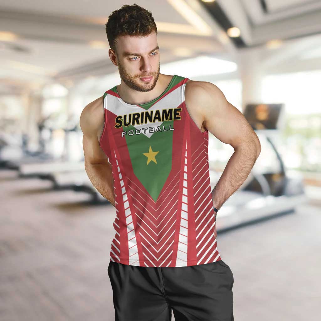 Custom Suriname Football Men Tank Top Go Sranankondre Fubal Pluga