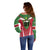 Custom Suriname Football Off Shoulder Sweater Go Sranankondre Fubal Pluga