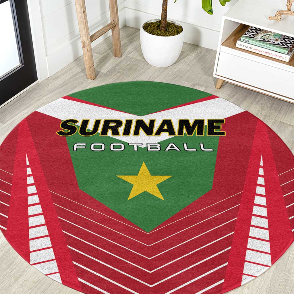 Suriname Football Round Carpet Go Sranankondre Fubal Pluga