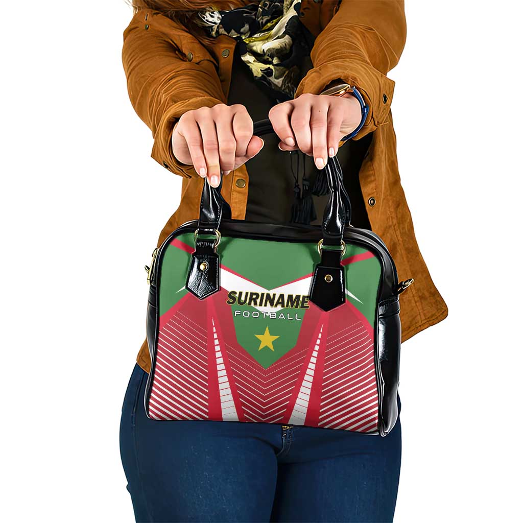 Suriname Football Shoulder Handbag Go Sranankondre Fubal Pluga