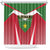 Suriname Football Shower Curtain Go Sranankondre Fubal Pluga