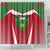 Suriname Football Shower Curtain Go Sranankondre Fubal Pluga