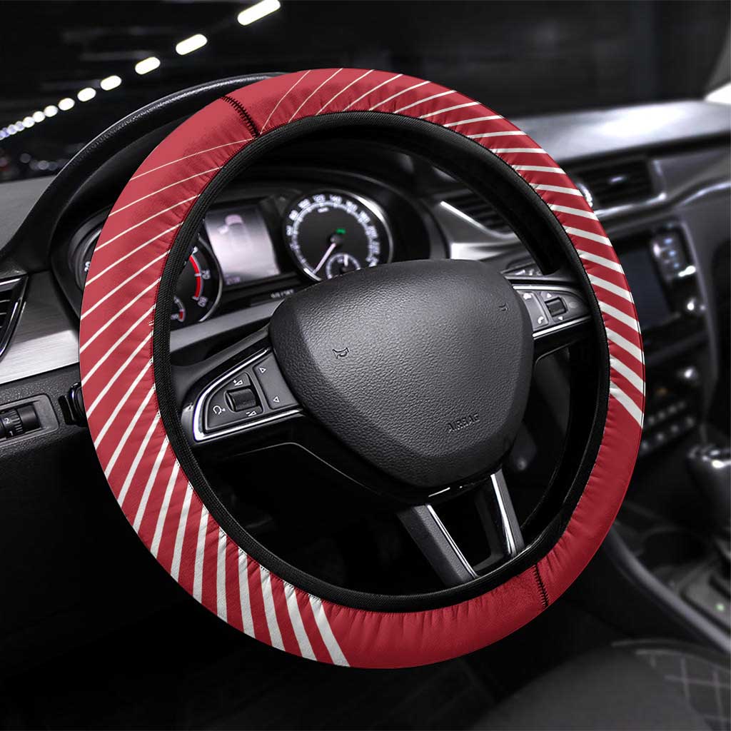 Suriname Football Steering Wheel Cover Go Sranankondre Fubal Pluga