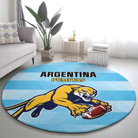 Rugby Argentina Round Carpet Pumitas Go Champions