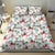 Cardinal Christmas White Bedding Set Xmas Pattern - Wonder Print Shop