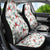 Cardical Christmas White Car Seat Cover Xmas Pattern