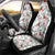 Cardical Christmas White Car Seat Cover Xmas Pattern