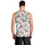 Cardinal Christmas White Men Tank Top Xmas Pattern - Wonder Print Shop