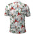 Cardical Christmas White Polo Shirt Xmas Pattern