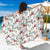 Cardinal Christmas White Sarong Xmas Pattern - Wonder Print Shop