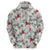 Cardinal Christmas White Zip Hoodie Xmas Pattern - Wonder Print Shop