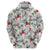 Cardinal Christmas White Zip Hoodie Xmas Pattern - Wonder Print Shop