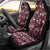 Cardical Christmas Wine Red Car Seat Cover Xmas Pattern