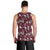 Cardinal Christmas Wine Red Men Tank Top Xmas Pattern - Wonder Print Shop