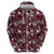 Cardinal Christmas Wine Red Zip Hoodie Xmas Pattern - Wonder Print Shop