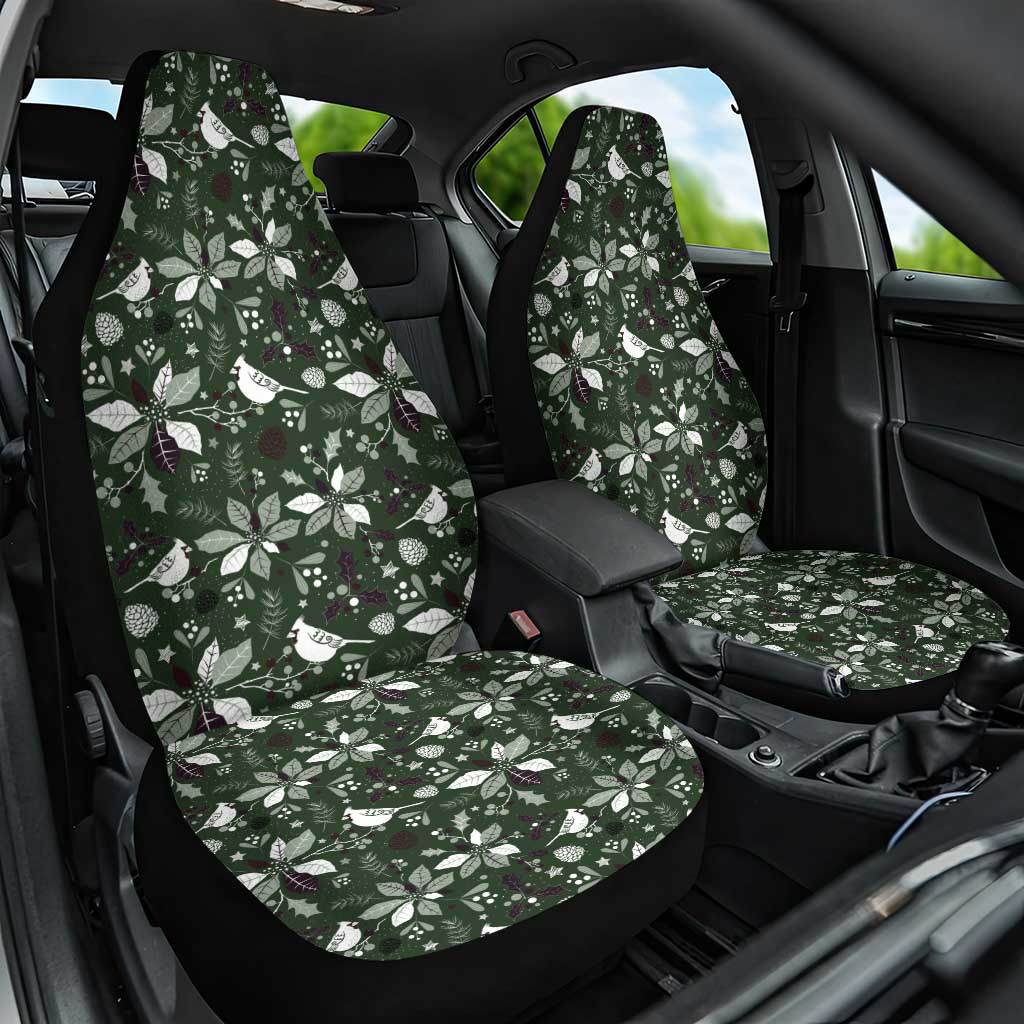 Cardical Christmas Green Car Seat Cover Xmas Pattern