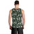 Cardinal Christmas Green Men Tank Top Xmas Pattern - Wonder Print Shop