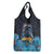 Bahamas Junkanoo Grocery Bag Bahamian Mask Blue Marlin