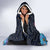 Bahamas Junkanoo Hooded Blanket Bahamian Mask Blue Marlin